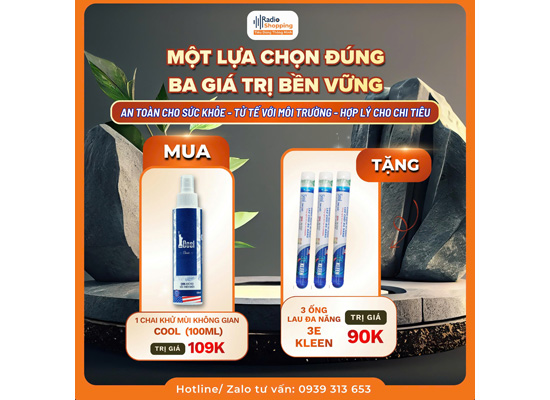🎁 Chương trình khuyến mãi khi mua sản phẩm Cool 100ml
